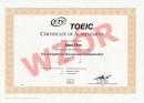 Rozdanie certyfikatów TOEIC